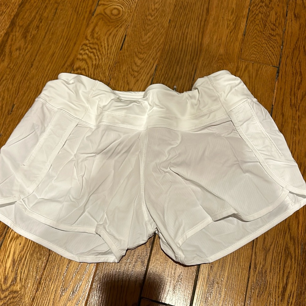 Lululemon white shorts